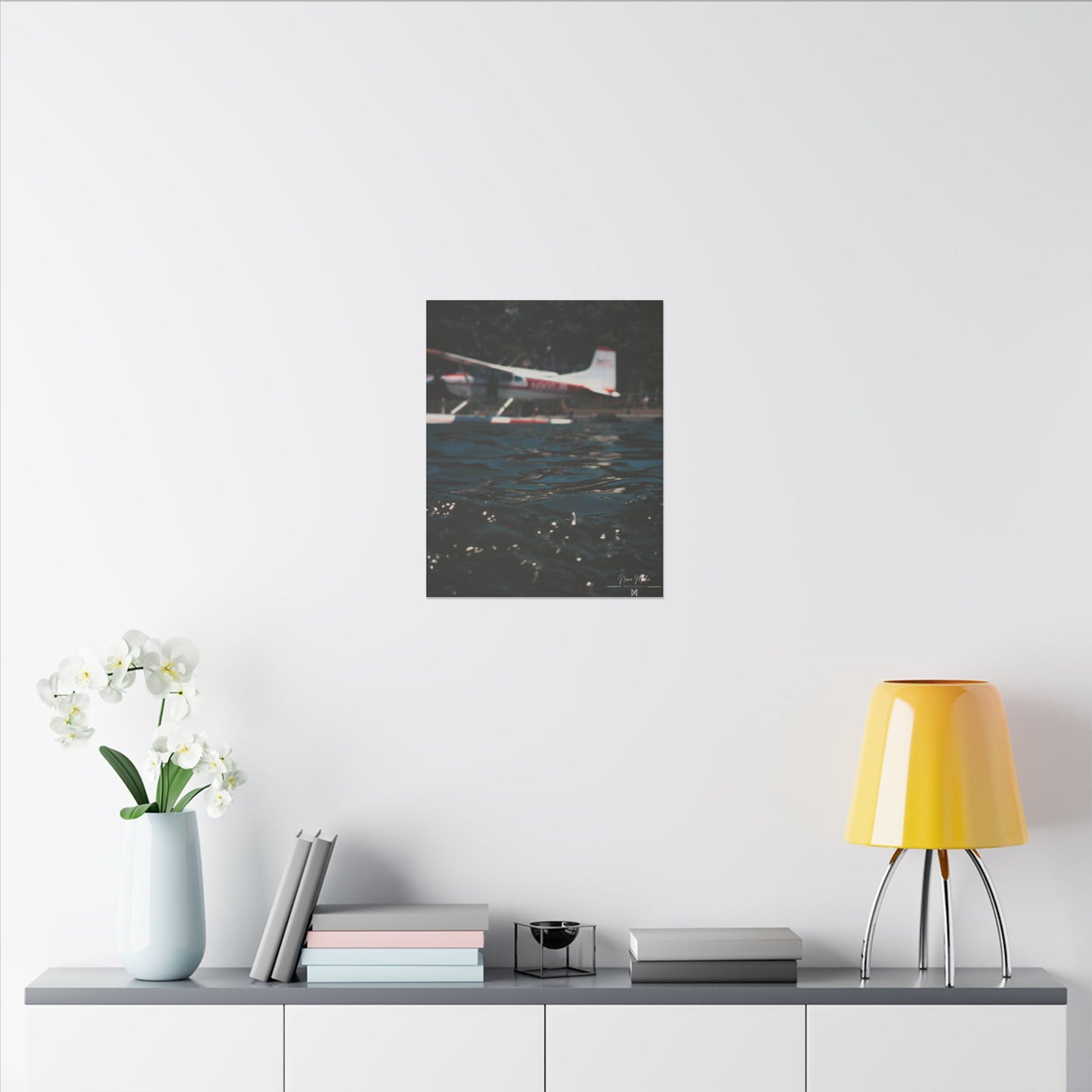 "Seaplane Dreams" on Matte Canvas, Stretched, 0.75"