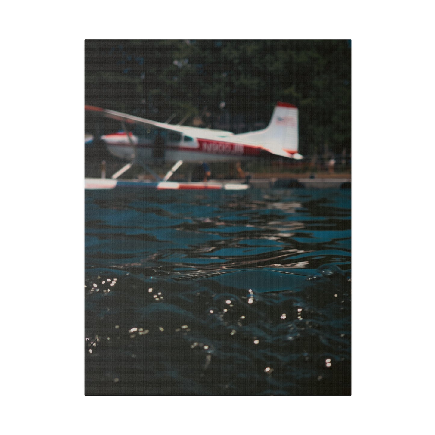 "Seaplane Dreams" on Matte Canvas, Stretched, 0.75"