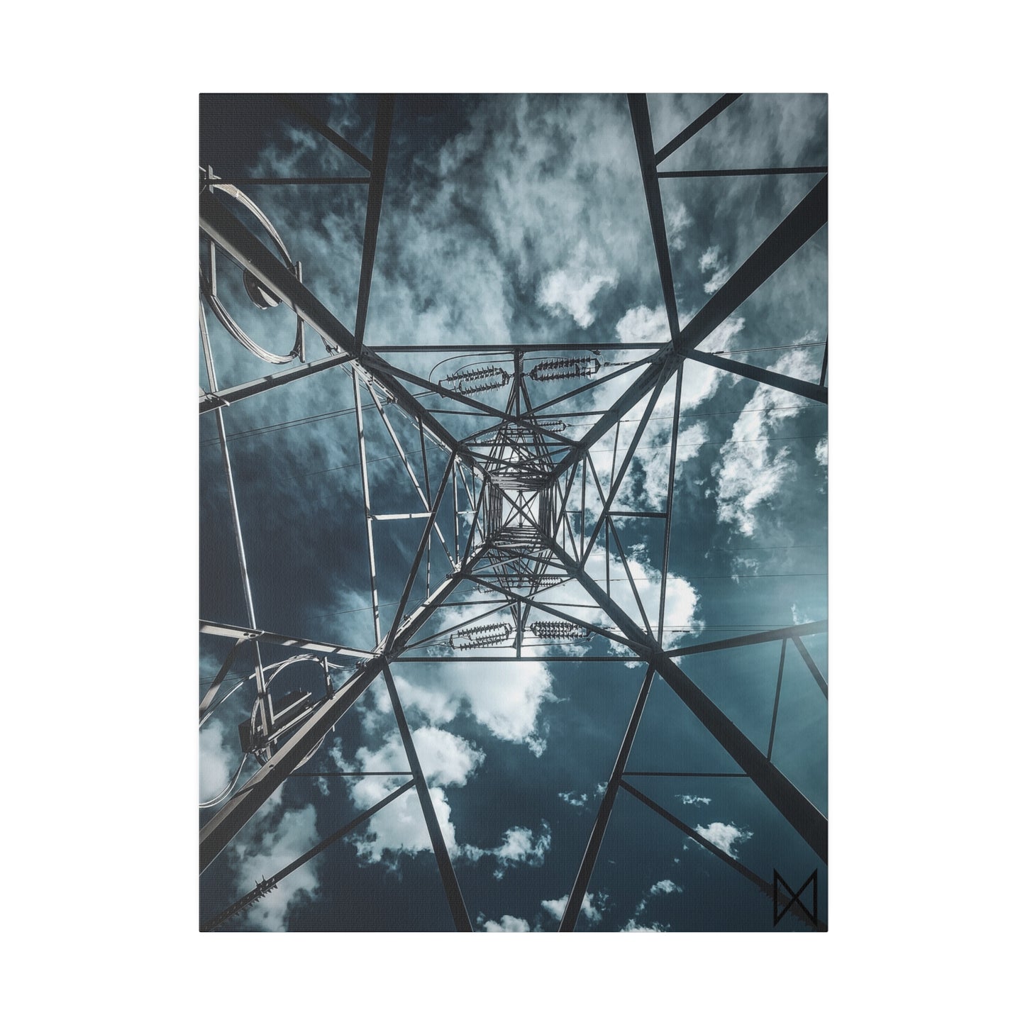 "Through the Tower: A Skyward Perspective"  on Matte Canvas, Stretched, 0.75"