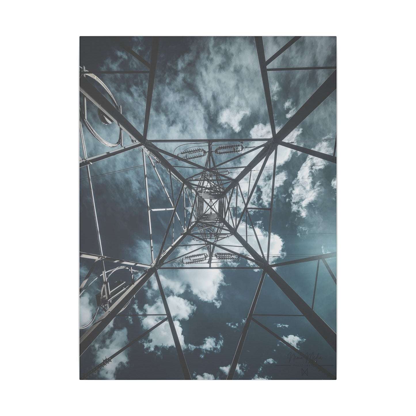 "Through the Tower: A Skyward Perspective"  on Matte Canvas, Stretched, 0.75"