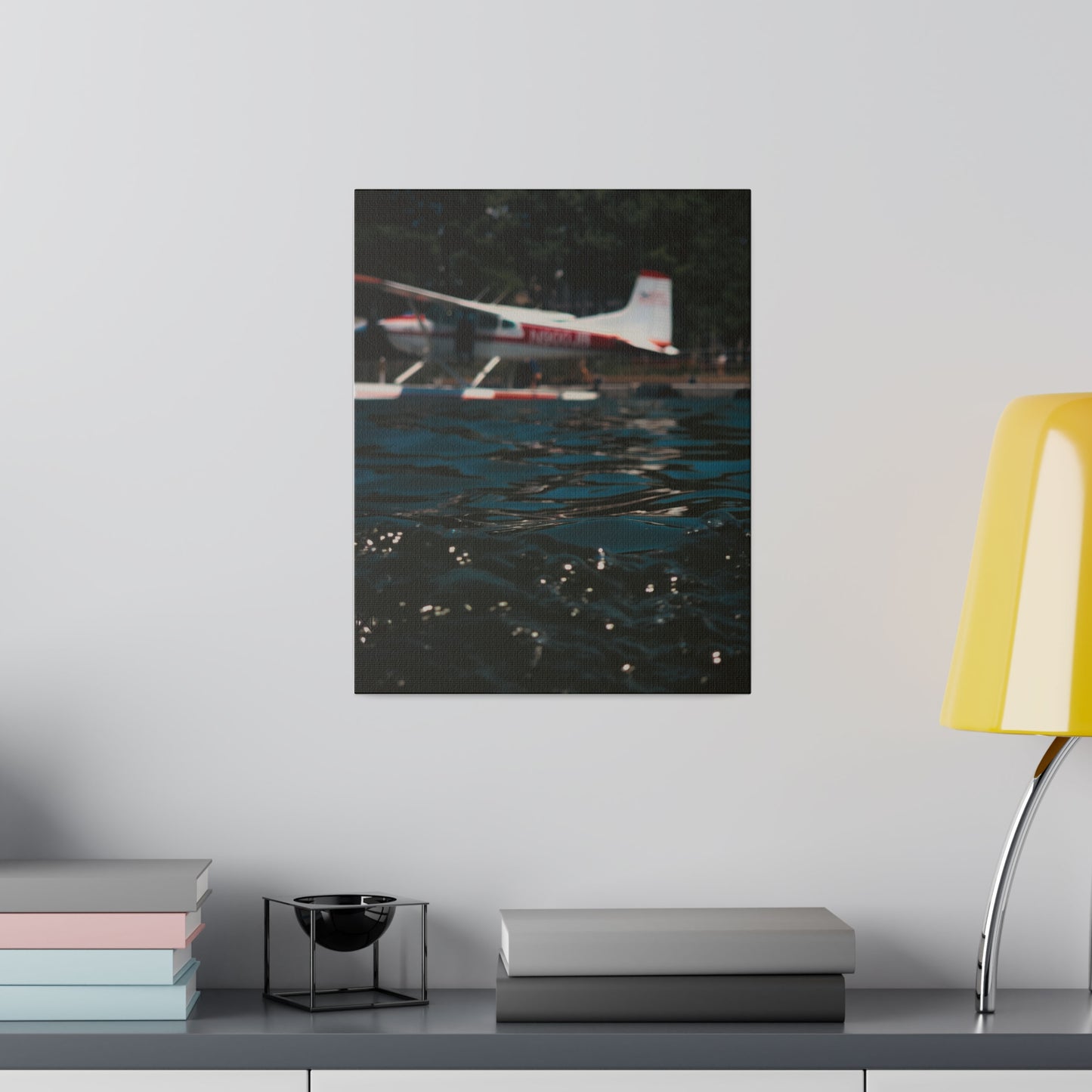 "Seaplane Dreams" on Matte Canvas, Stretched, 0.75"