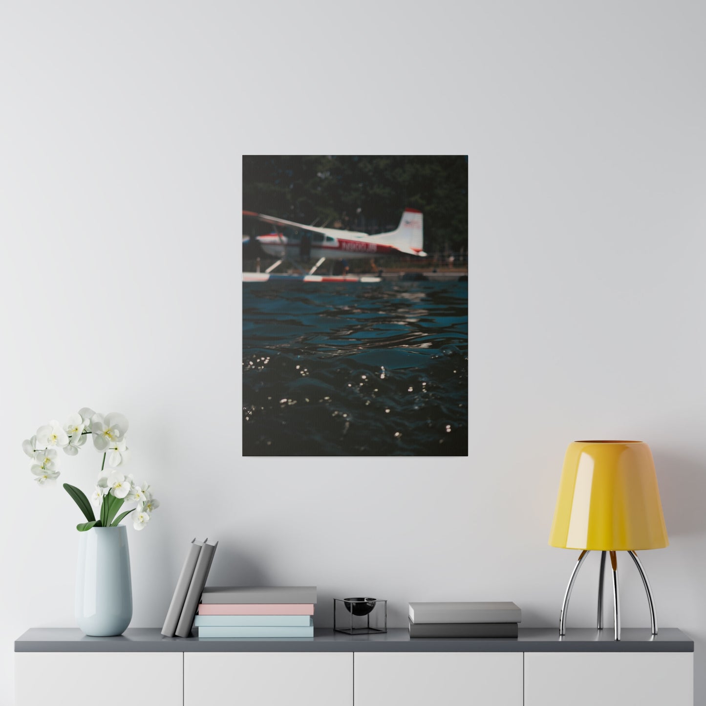 "Seaplane Dreams" on Matte Canvas, Stretched, 0.75"