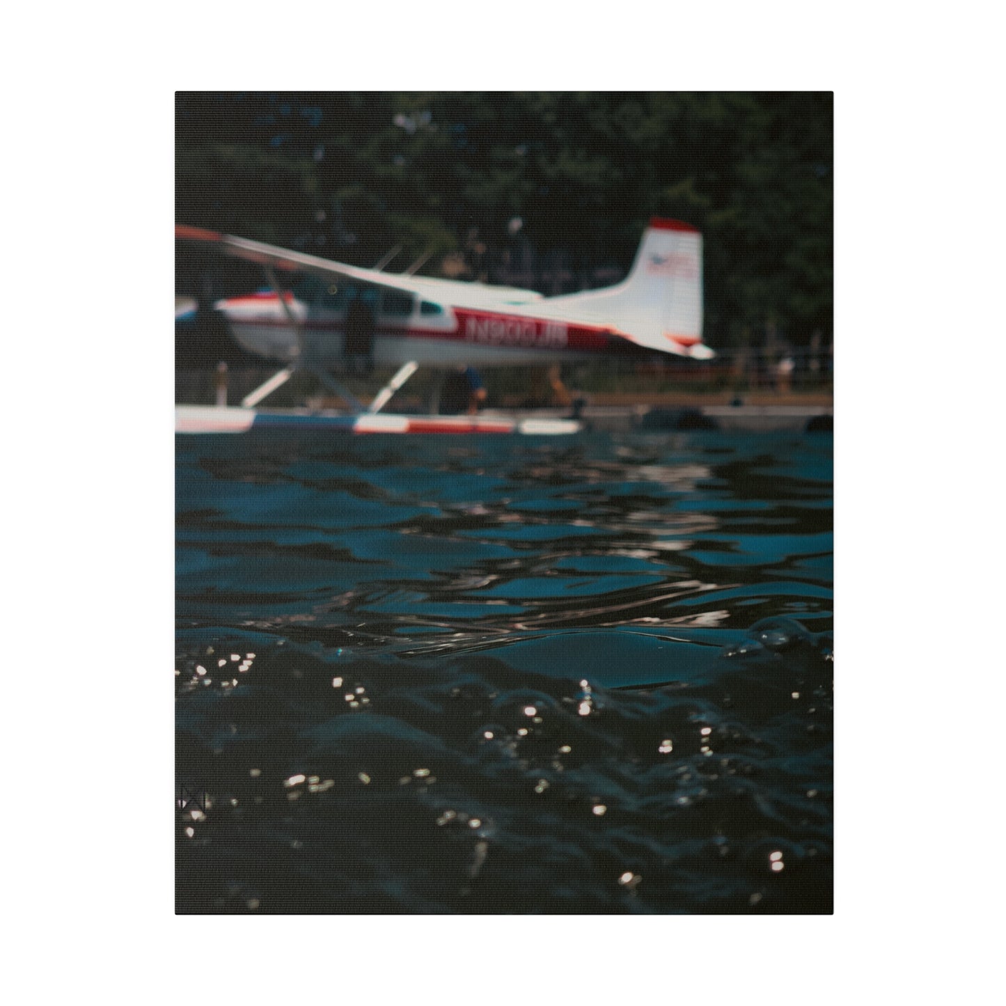 "Seaplane Dreams" on Matte Canvas, Stretched, 0.75"