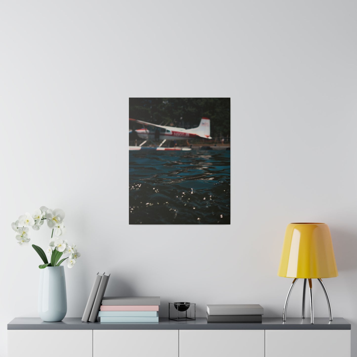 "Seaplane Dreams" on Matte Canvas, Stretched, 0.75"