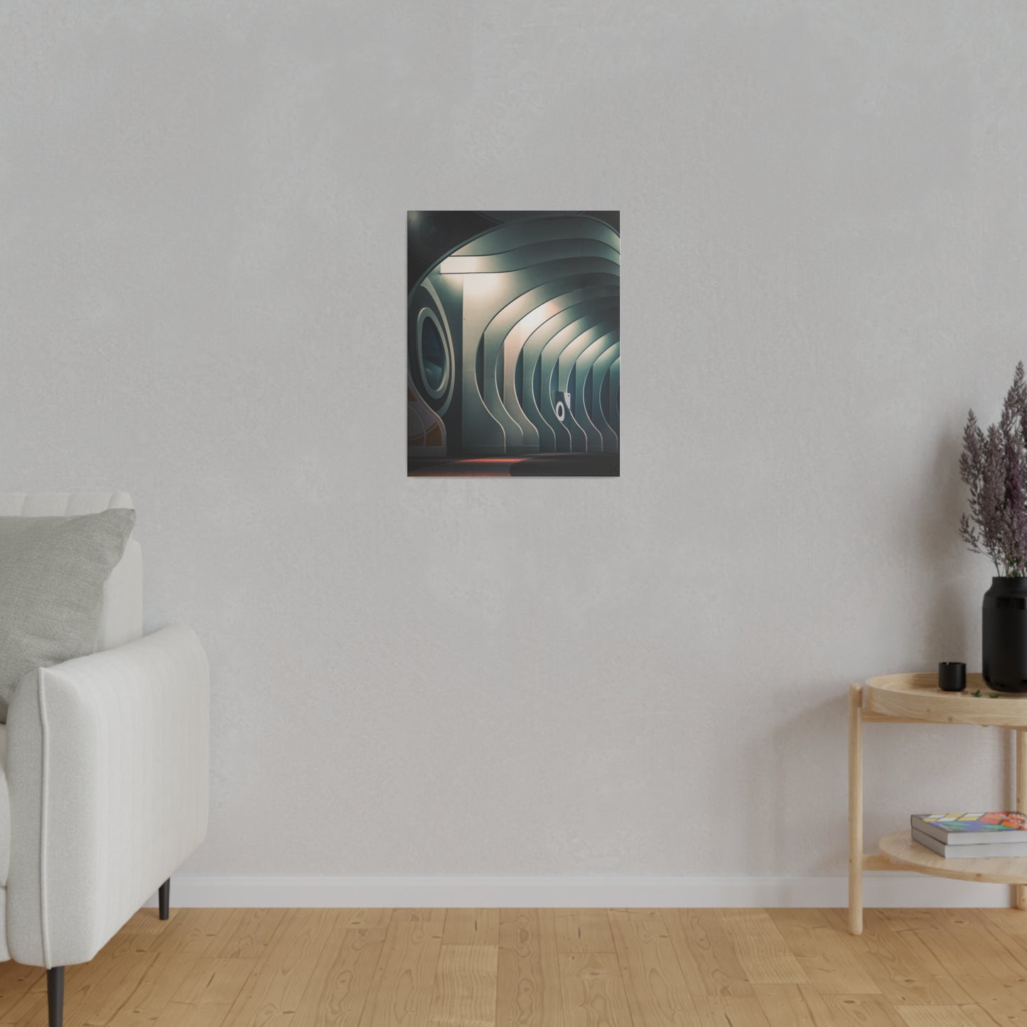 "Echoes of Modernity" on Matte Canvas Stretched, 0.75"