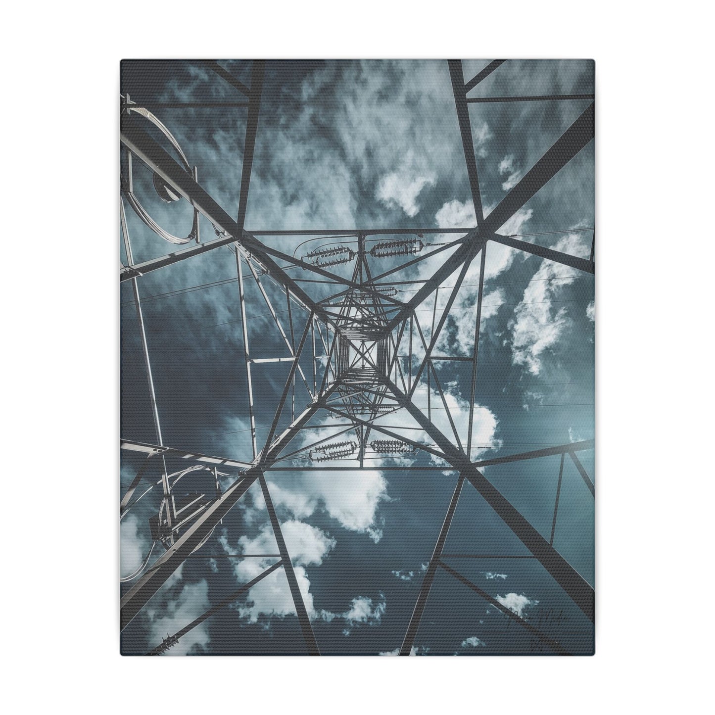 "Through the Tower: A Skyward Perspective"  on Matte Canvas, Stretched, 0.75"