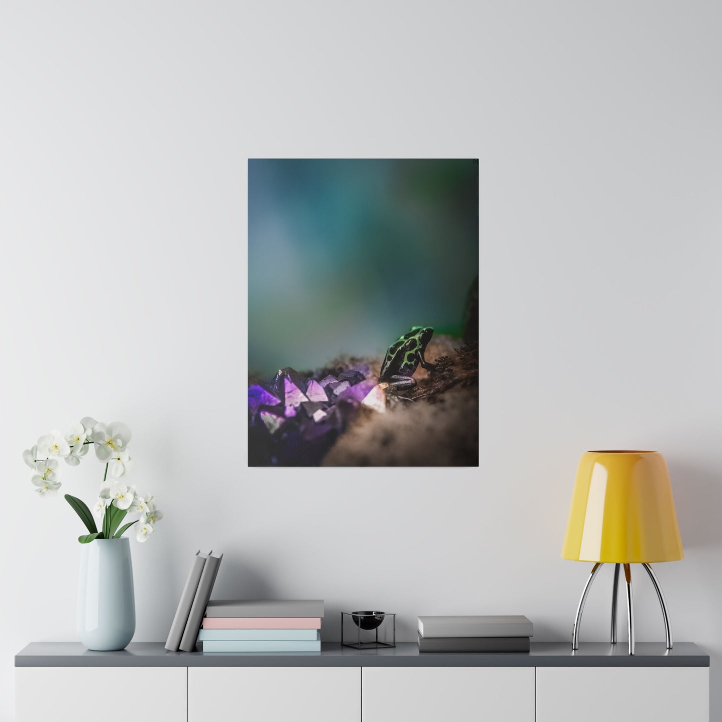 "Crystal Perch" on Matte Canvas, Stretched, 0.75"