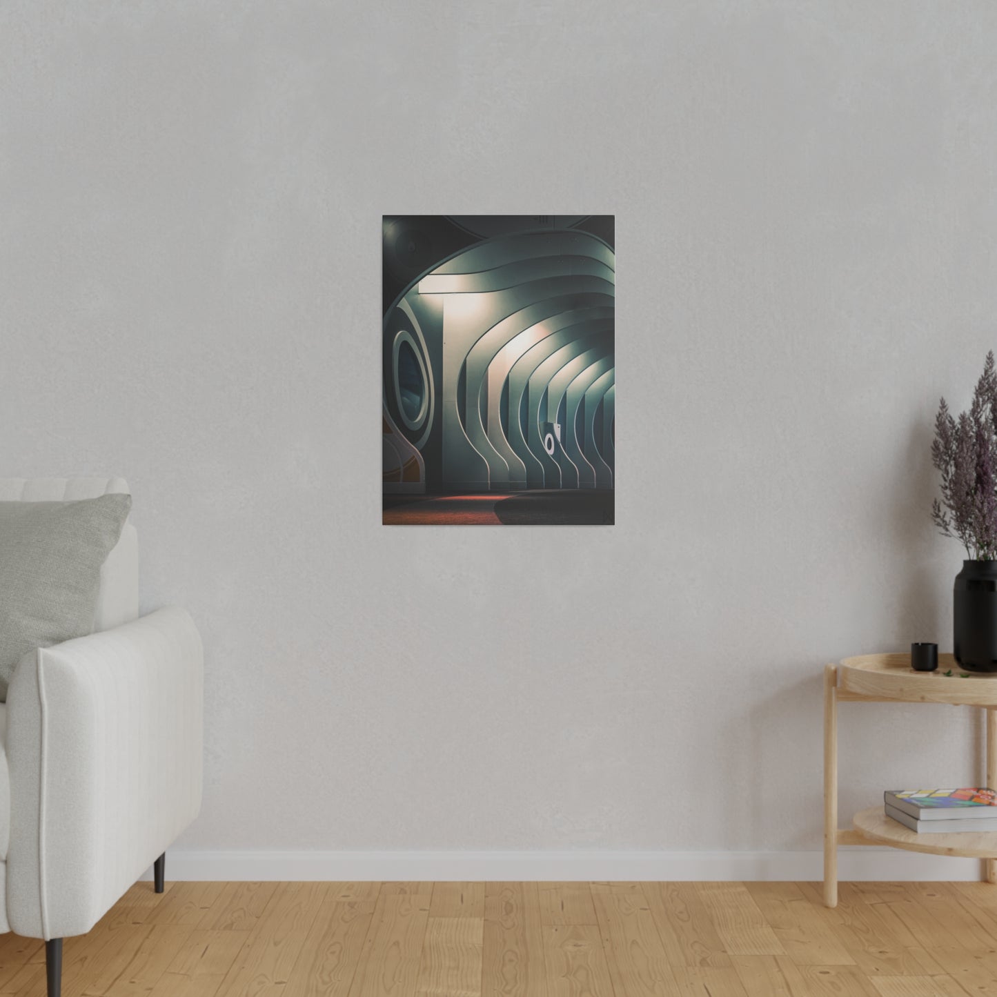 "Echoes of Modernity" on Matte Canvas Stretched, 0.75"